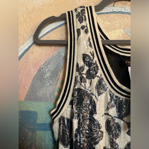 TWIN-SET Simona barbieri Sequins Tank Dress - Picture 5 of 10